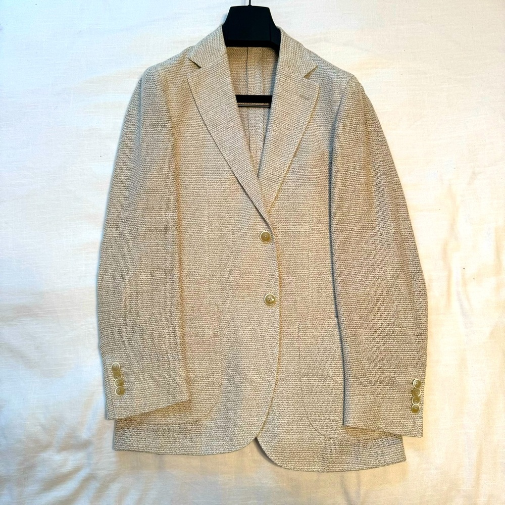 Suitsupply Lazio Silk Linen Blazer 38R